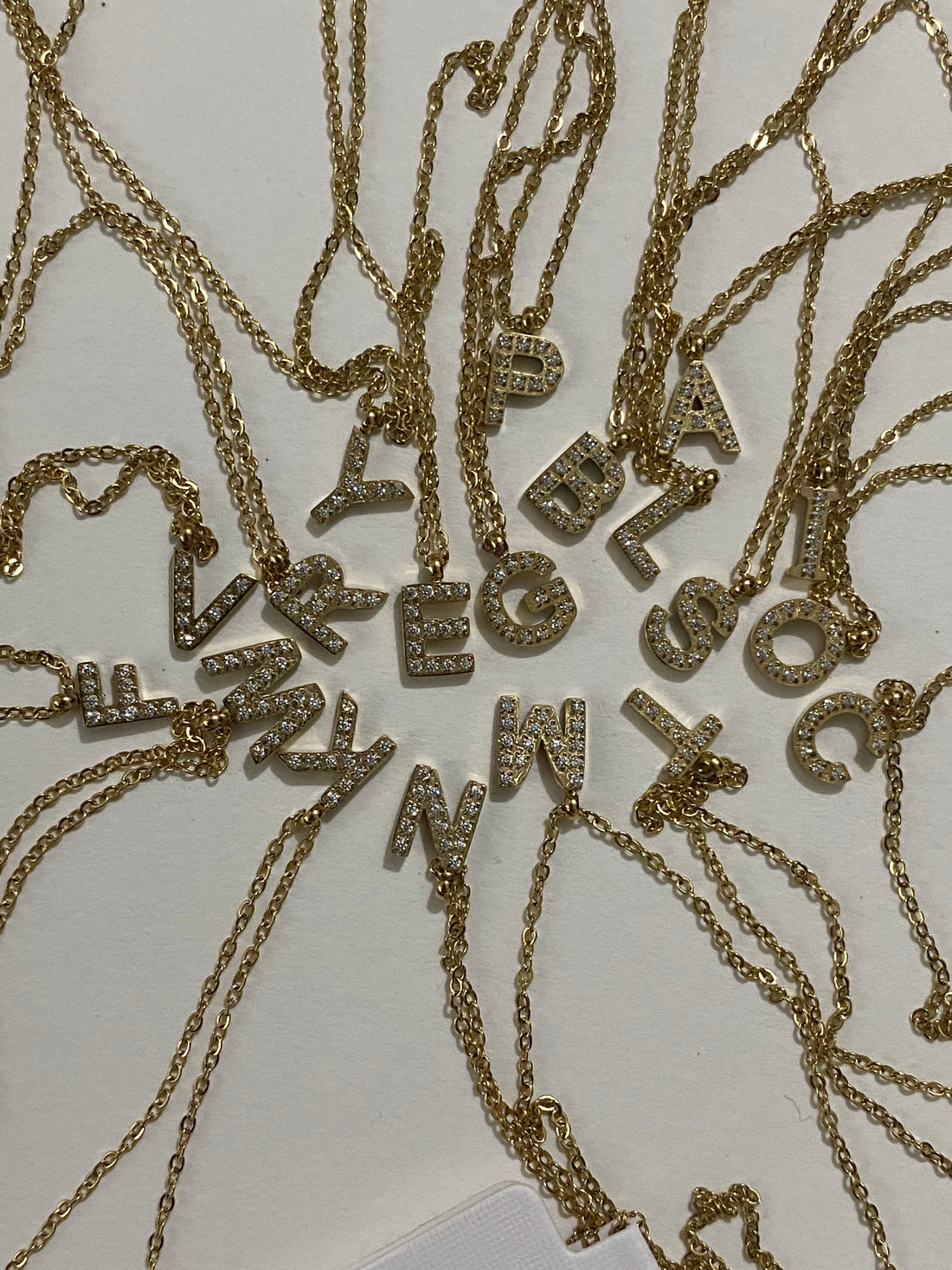 Initial necklace